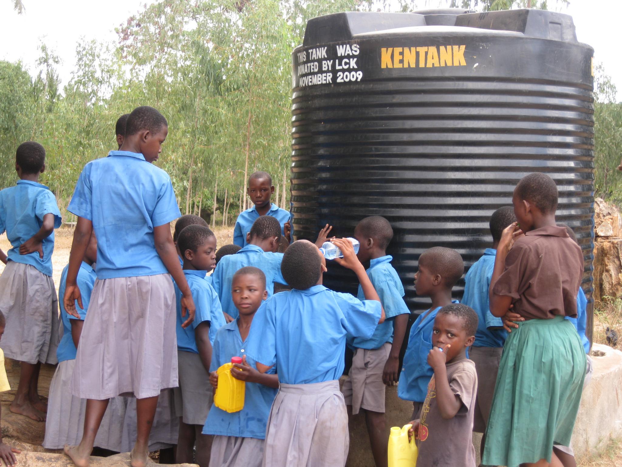 Watertank in Kenya